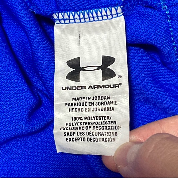 Under Armour Blue Athletic Shorts - Picture 5 of 6